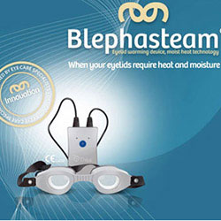 blephasteam eye treatment: gently heats the eye and treats dry eye