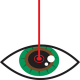 diagram of a laser treating the eye
