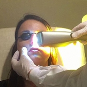 image of person having an ipl treatment
