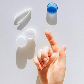 contact lenses, and contact lens case