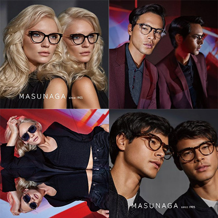 Masunaga people wearing masanaga frames